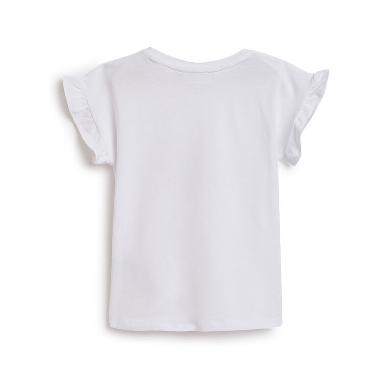 Girls Multicolor Printed T-shirt (Pack of 3) image number 7